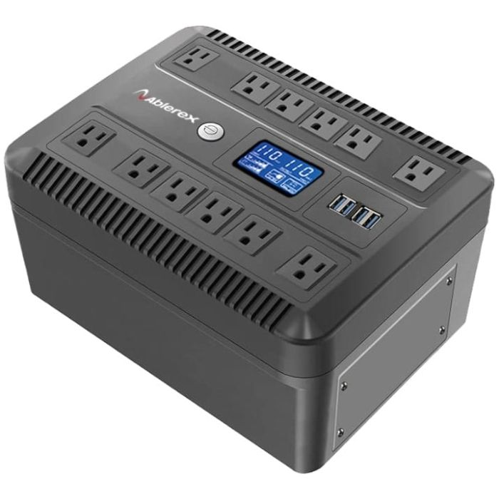 UPS ABLEREX AB-ES750LCD 750VA-375W - 12 TOMAS - Imagen 1