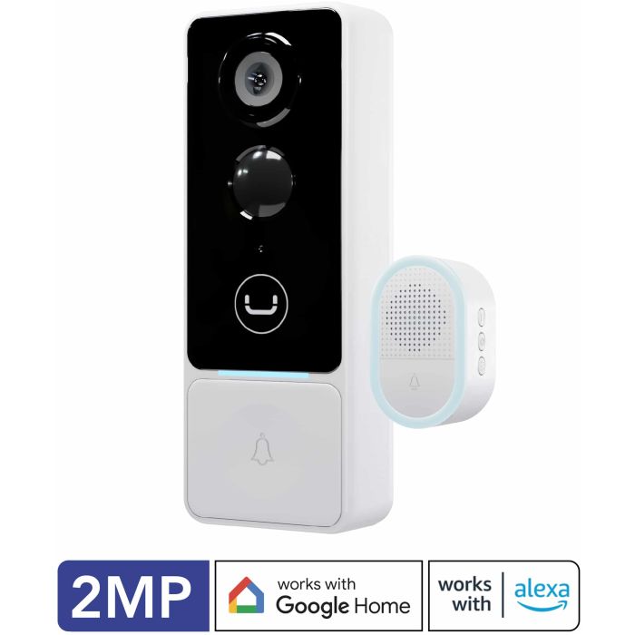 TIMBRE INTELIGENTE WIFI UNNO - 2MP - Imagen 1