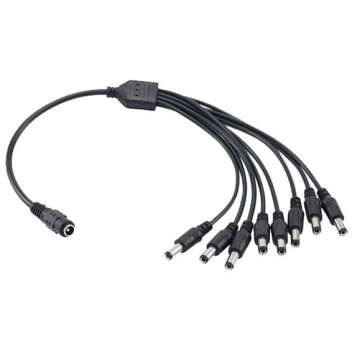 Cola DC con 8 adaptadores - Imagen 1