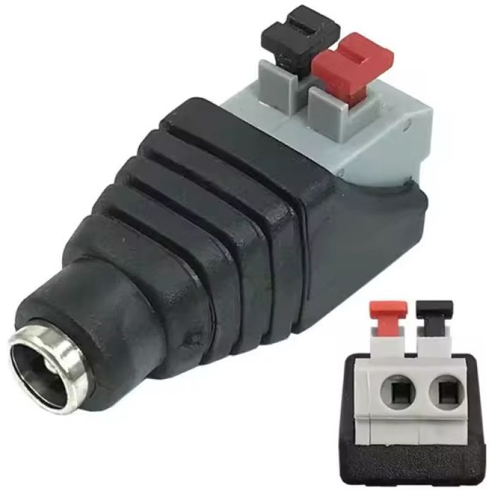 Conector DC - Hembra de Prensa - Imagen 1