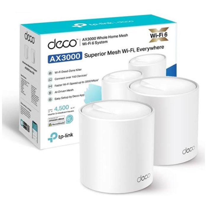 Router TP-LINK sistema WIFI MESH Deco X50 AX3000 (2 Pack) - Imagen 1