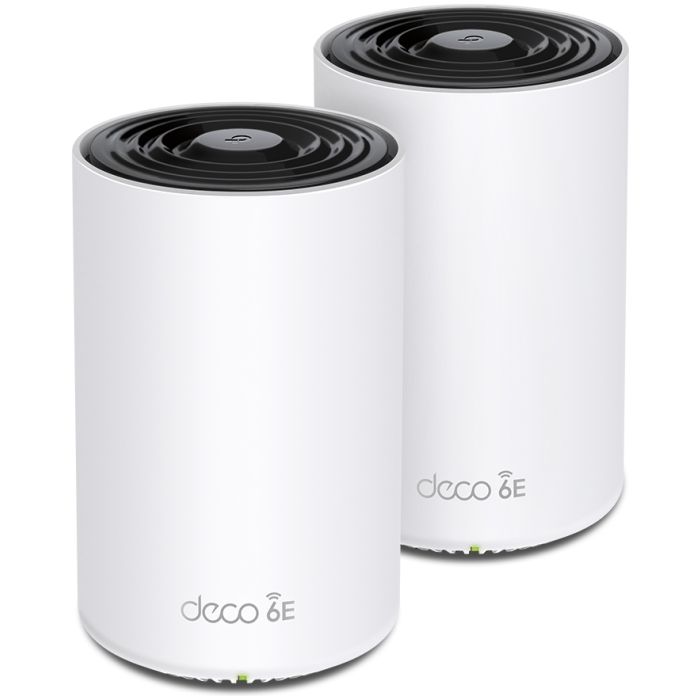 Router TP-LINK Sistema Wi-Fi 6E Mesh AXE5400 de Triple Banda – 2 Pack - Imagen 1