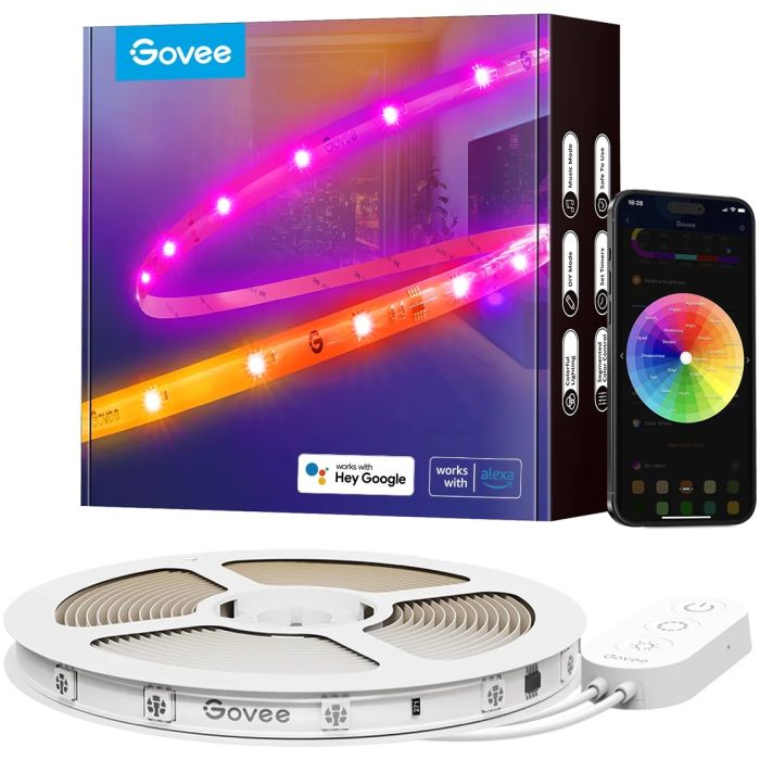 TIRA DE LUCES LED INTELIGENTES GOVEE - 5 METROS - Imagen 1
