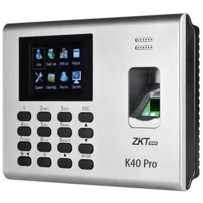 CONTROL DE ASISTENCIA, TIEMPO Y ASISTENCIA - ZKTECO K40 PRO - Imagen 1