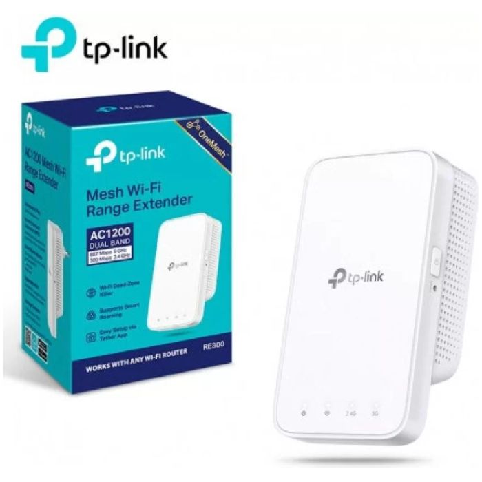 Extensor de rango Wi-Fi TP-Link RE300 AC1200 Doble Banda Mesh - Imagen 1