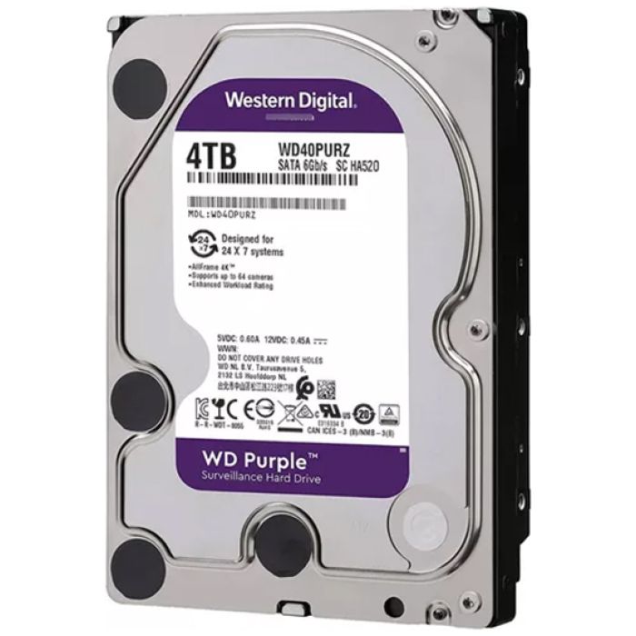 Disco Duro Sata WD Purple 4TB - Imagen 1
