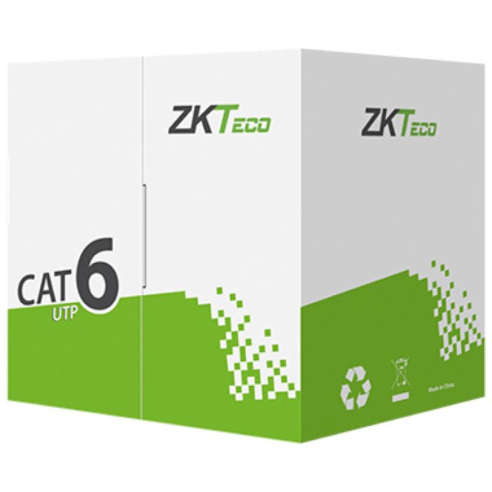 Cable UTP Zkteco Carrucha CAT6 305mts CCA (Cobre y Aluminio) - Interiores - Imagen 1
