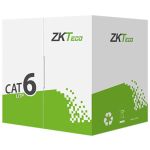 Cable UTP Zkteco Carrucha CAT6 305mts CCA (Cobre y Aluminio) - Negro - Exterior