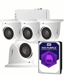 KIT 4 CAMARAS DOMO 5MP