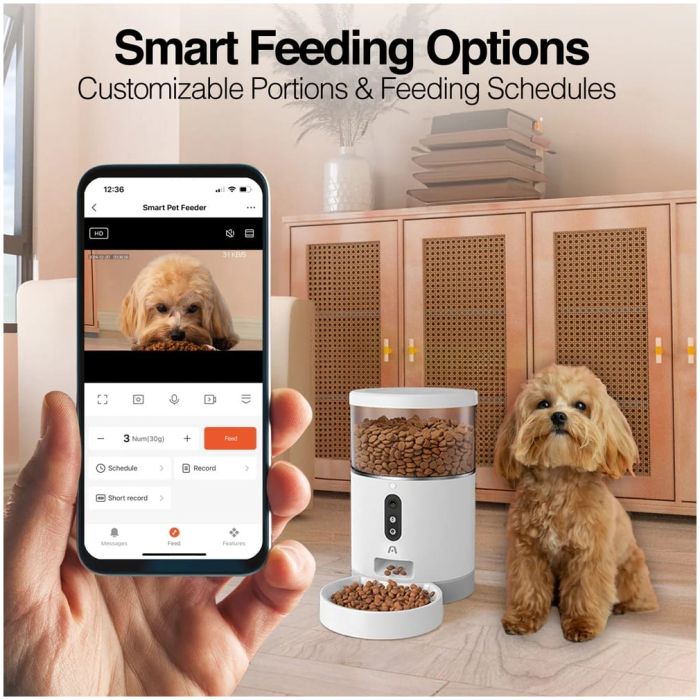 DISPENSADOR DE ALIMENTO INTELIGENTE PARA MASCOTAS ARGOM FURCONNECT 71 - Imagen 3
