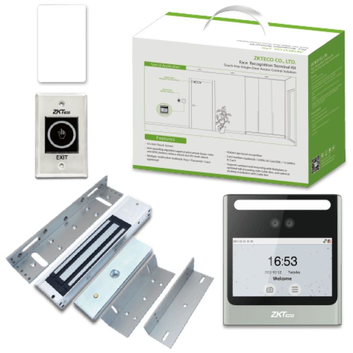 CONTROL DE ACCESO ZKTECO - RECONOCIMIENTO FACIAL EFACE10-KIT - Imagen 1