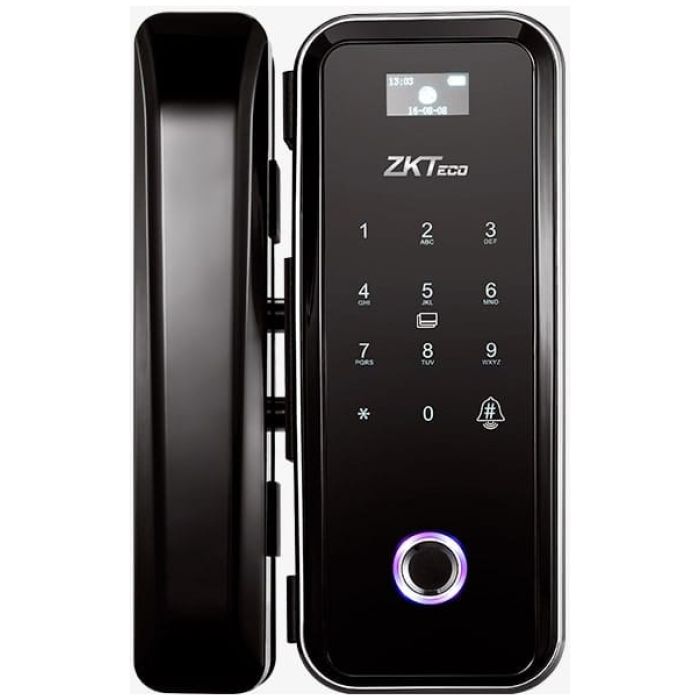 CERRADURA ZKTECO PARA PUERTA DE VIDRIO - Imagen 1