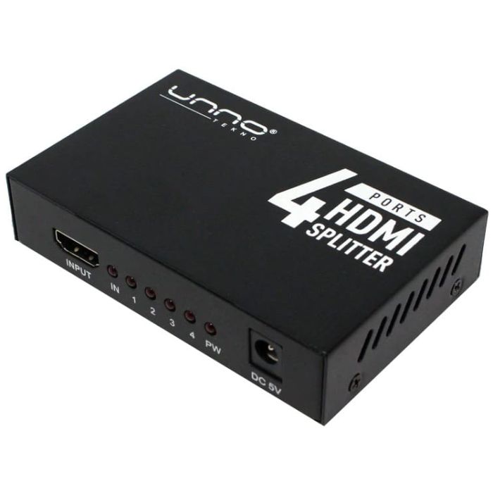 SPLITTER UNNO HDMI 4 PUERTOS 4K - Imagen 1