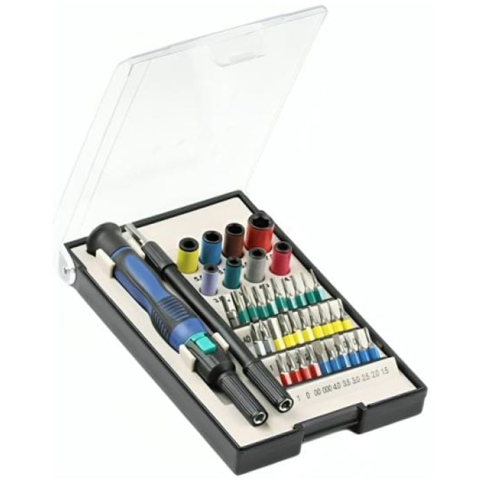 KIT HERRAMIENTA DESTORNILLADORES SPROTEK - 40 PIEZAS - Imagen 1