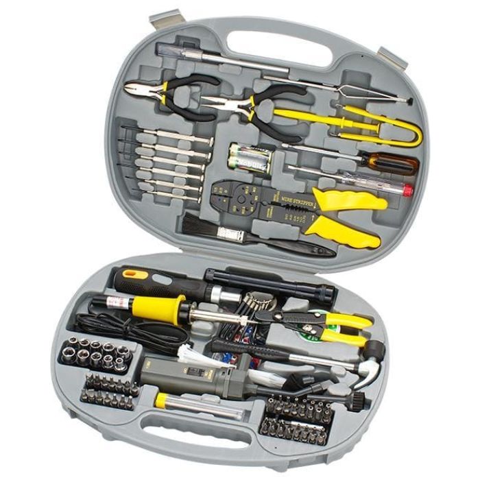 KIT HERRAMIENTA SPROTEK - PARA COMPUTADORA - 145 PIEZAS - Imagen 1