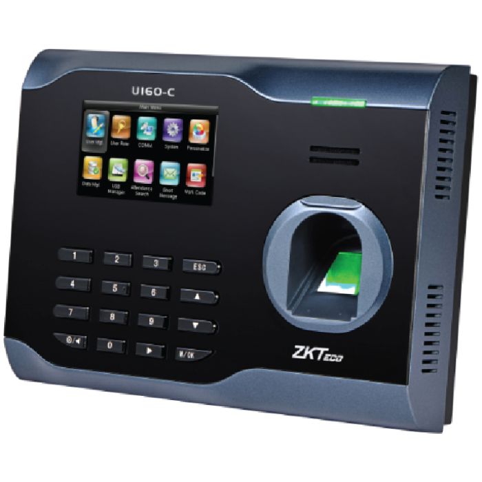 CONTROL DE ACCESO ZKTECO - HUELLAS - TECLADO - U160-C - Imagen 1