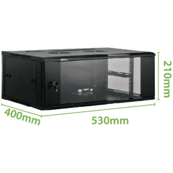 GABINETE DE PARED ZKTECO 4U - 19" - 210MM - Imagen 1